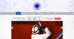 Desktop Screenshot of electroval.cl